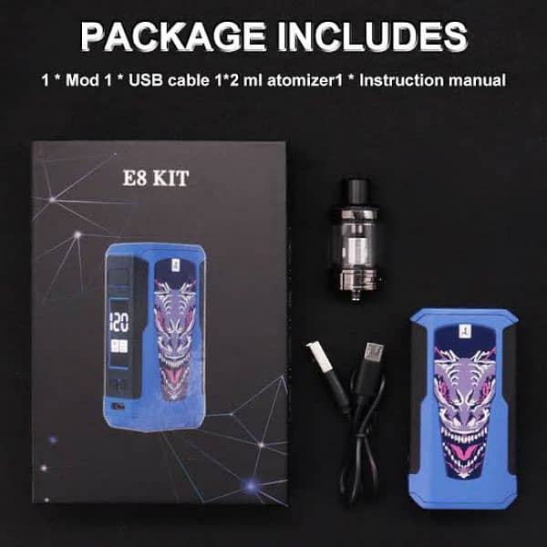 E8 Vape120watt  Vape/Mod/Pod/disposable/E-juice 2