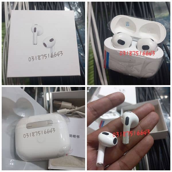 New Airpods 3rd Generation High Bass ہول سیل قیمت پر TWS 03187516643 0