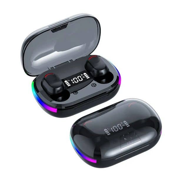 y80 ipods Bluetooth Earphones Hifi Stereo Sound Music with RGB Lights 2