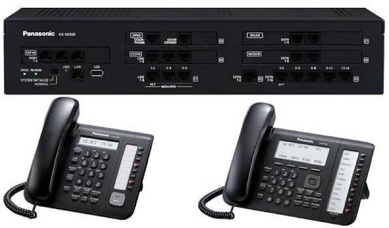 Panasonic ip phones and console for telephone exchange intercom 5