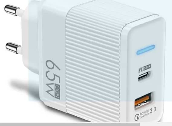Fast Charger. 65W GaN PD fast charger. For Mobile Phone & Laptop. 1