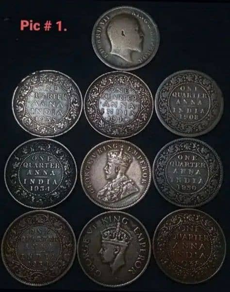 Antique British India coins & more 0