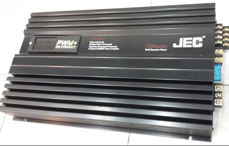 Original imported Branded Geniune JEC Korea 5channel heavy amplifier 15