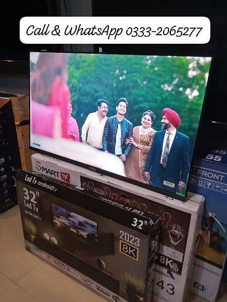 32" To 75" Inch Smart Android Led Tv YouTube Netflix 2024 Model 4