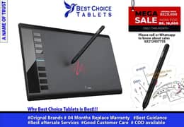 Graphics Drawing Tablet WACOM ,10X6 Inches Digital Drawing UGEE M708