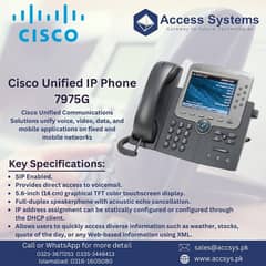IP Phone Cisco 7942, 7945, SPA 525 |IPBX | Polycom VVX300, 301, VVX411