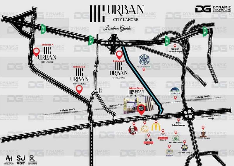 3 marla plot for sale Uraban city Lahore 0