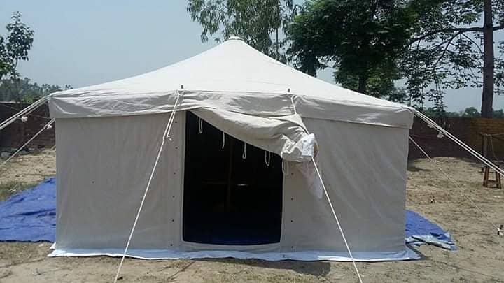 Canvas Tents & Tarpaulins for Relief - Disaster ,Warehousing & Glamps 0