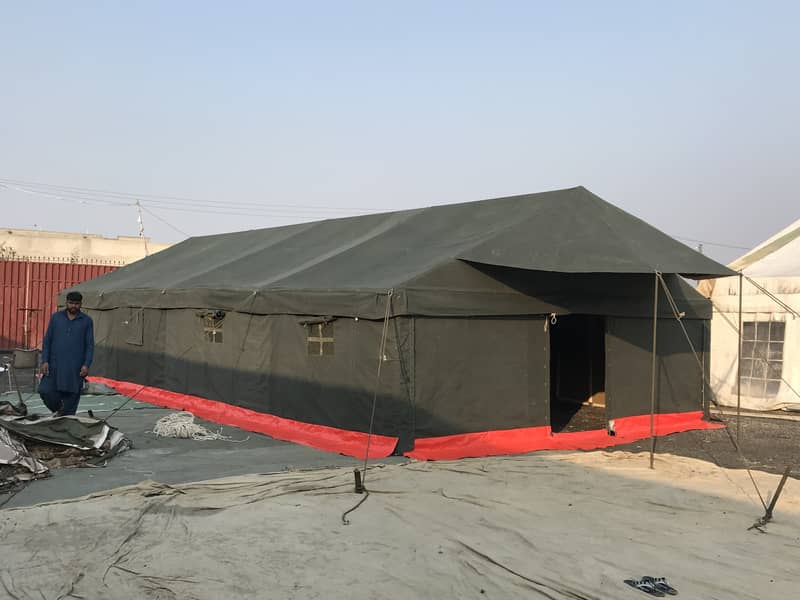Canvas Tents & Tarpaulins for Relief - Disaster ,Warehousing & Glamps 1