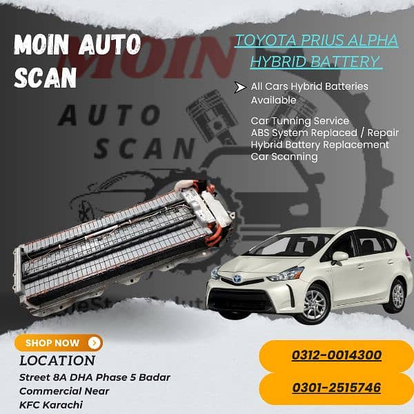 Toyota Aqua Hybrid Battery Cell Replacement Abs System Car Scanning 3
