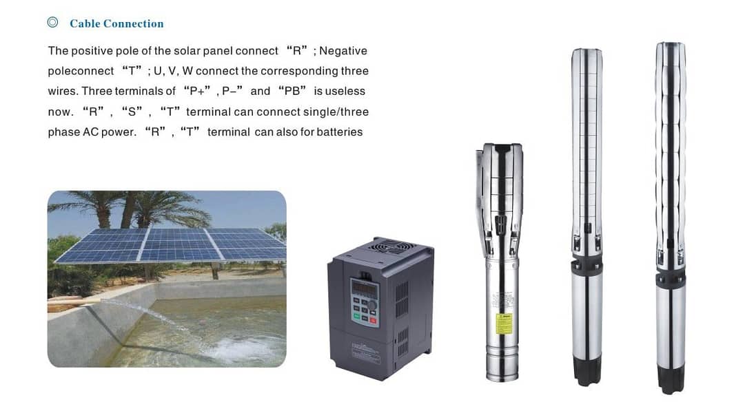 Solar Water Pump, Tube Well, Motor, Solar Motor, Direct from Solar 6