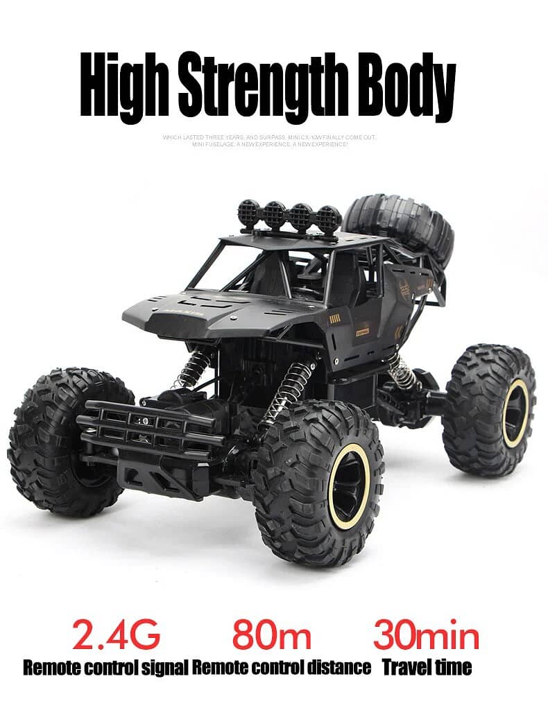 RC CAR 4*4 BRAND NEW PACKED GOOD SPEED AND 4 LIGHTS INSTALLED 10