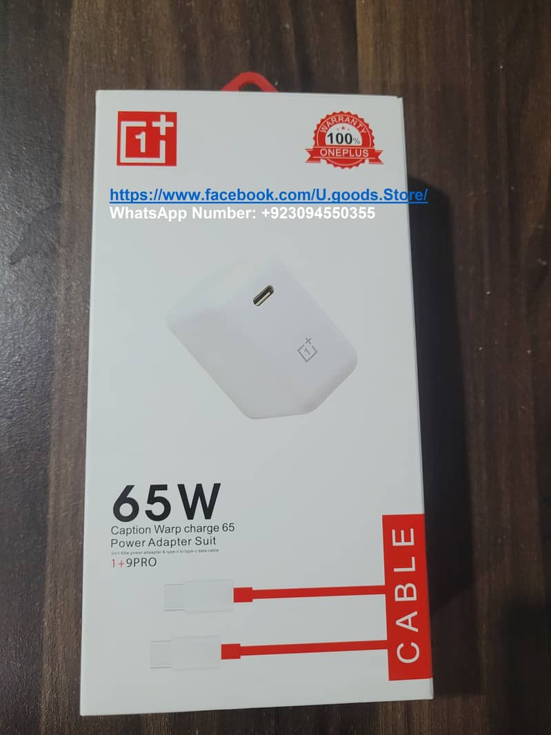 OnePlus 65W Warp Charger one plus 8T 8 pro 9 9 pro 3