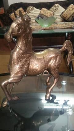Hand Crafted Brass made antique horse