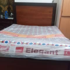 Bed + Soft Mattress For Sale.