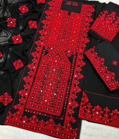Traditional Unstitch Balochi Suits Cash on Delivery