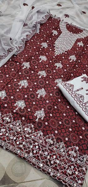 Traditional Unstitch Balochi Suits Cash on Delivery 7