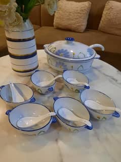 Imported 6 person Soup set brand new