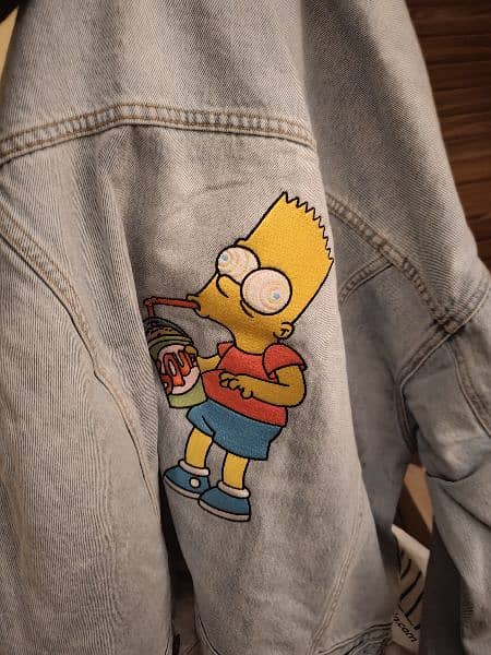 Levi’s X The Simpsons Bart Trucker Men Jacket Size Medium 0