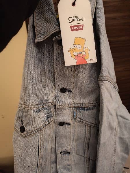 Levi’s X The Simpsons Bart Trucker Men Jacket Size Medium 5