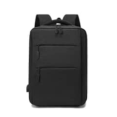 Laptop & Travel Backpack, USB Port, Dual Compartment For Office & Busi 0
