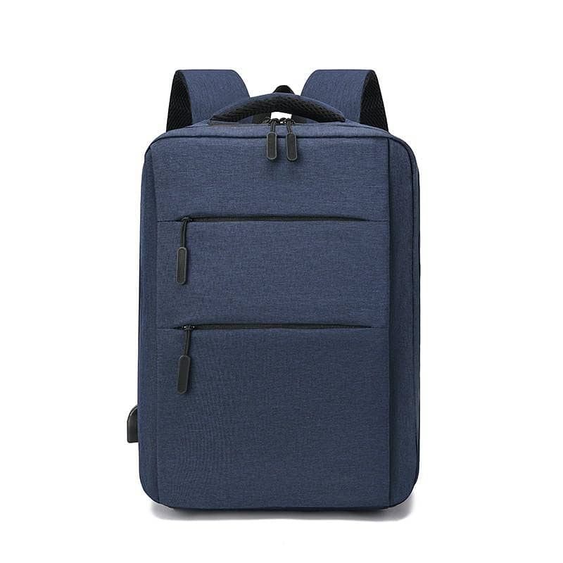 Laptop & Travel Backpack, USB Port, Dual Compartment For Office & Busi 1