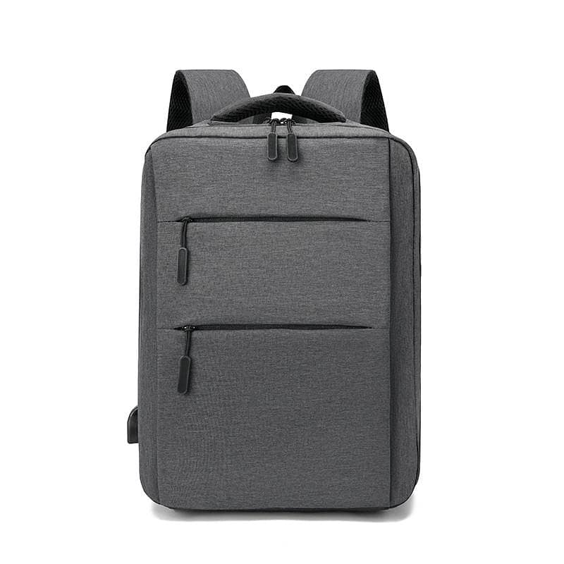 Laptop & Travel Backpack, USB Port, Dual Compartment For Office & Busi 3