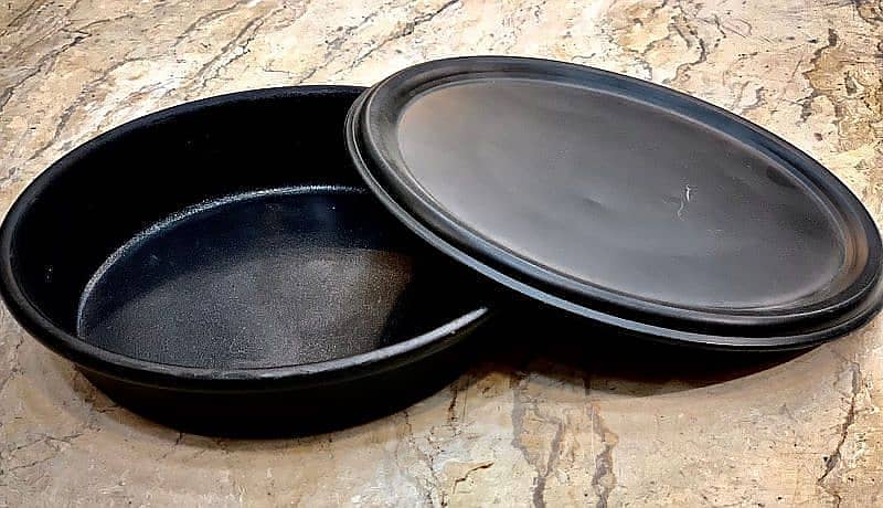 Non Stick Pizza Pan | Baking Pan | Fast Food Accessories 1