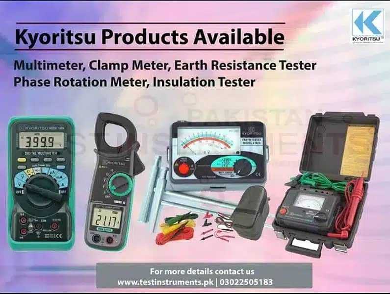 kyoritsu Meters available in pakistan 0