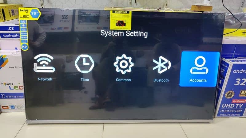 65" 4k Samsung Smart led tv UHD Bezel'less Crystal Glass voice control 6