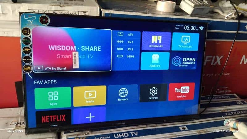 MEGA SALE!! 32" 43" 48" 55" 65" 75" SMART LED TV ULTRA SHARP DISPLAY 5