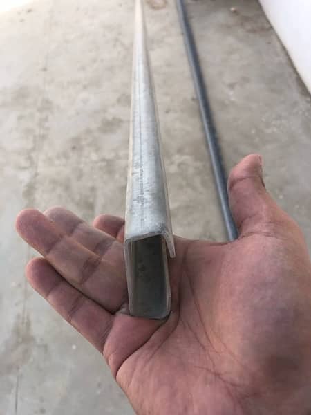 Heavy duty solar panel rod for stand 2