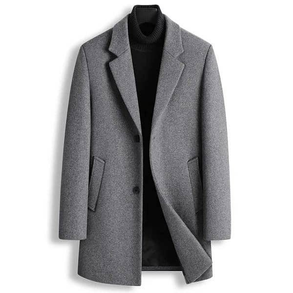 Mens branded  wool long coats imported 0