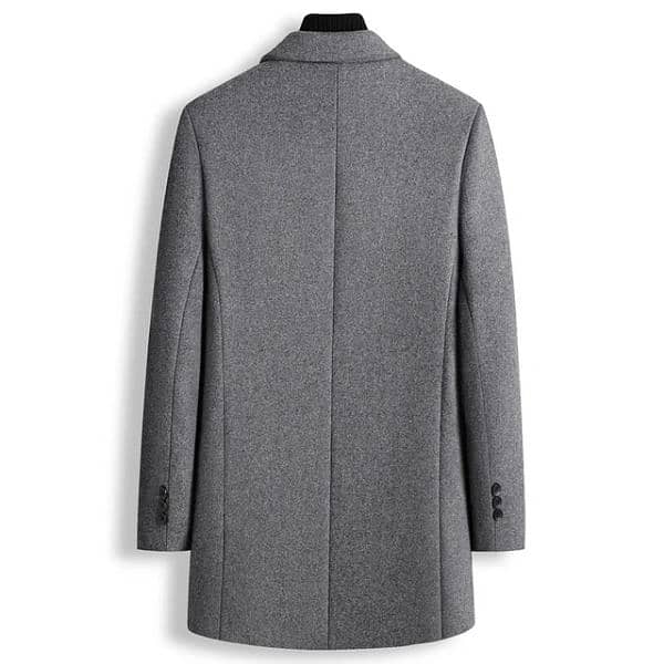 Mens branded  wool long coats imported 5
