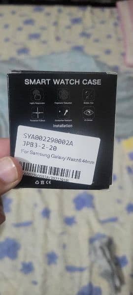 samsung watch 6 44MM cover black 1