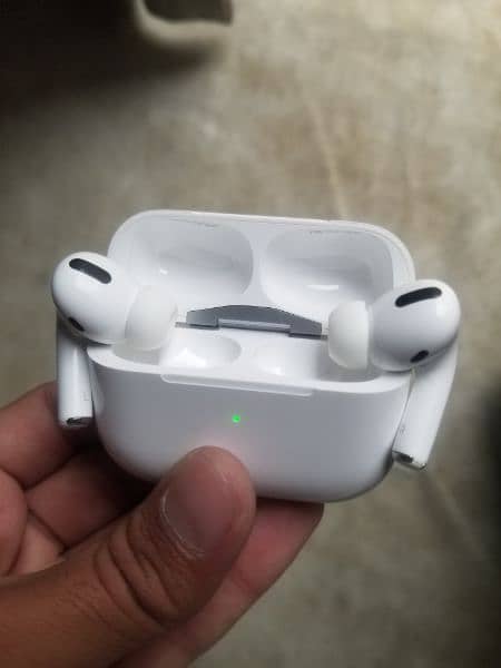 Airpods pro with wireless charging case made in Japan. 1