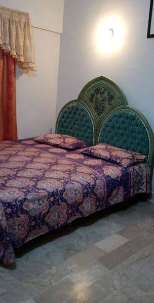 antique wooden bed set 0