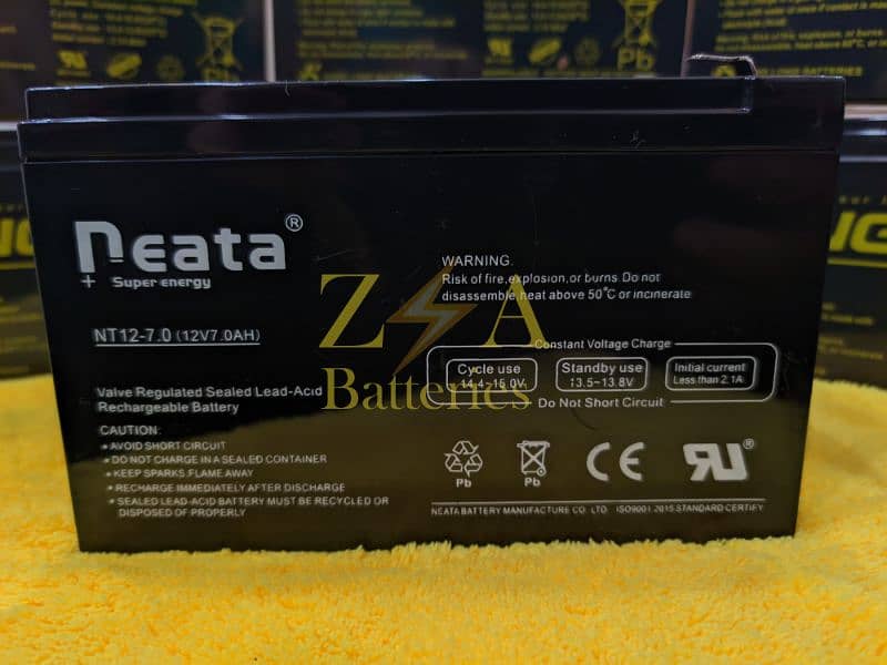 dry battery 12v 7ah 3