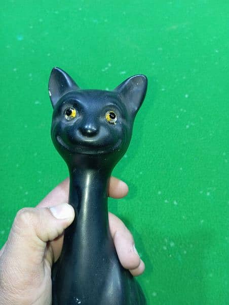 1920s Antique lucky black cats figurine 1