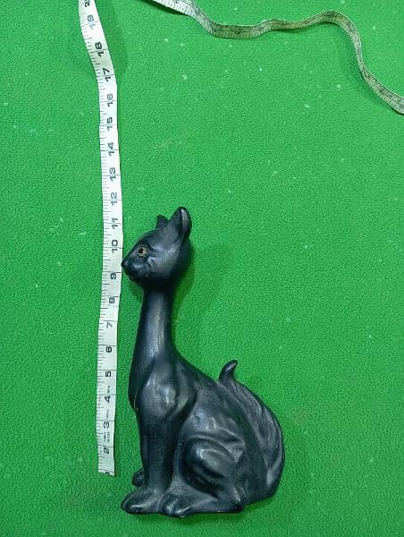 1920s Antique lucky black cats figurine 3