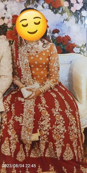 Bridal lehnga Nikkah wear 2