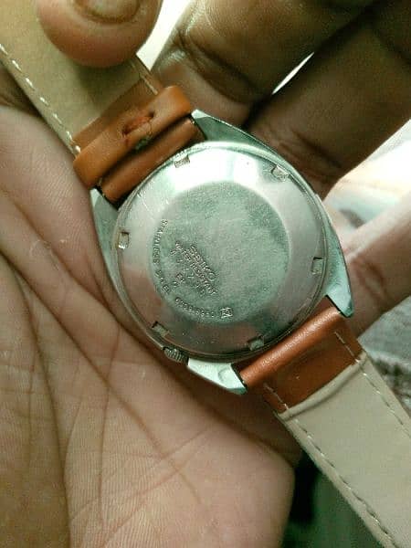 Seiko 5 automatic 6309-8980 sky blue dial vintage mens watch 5