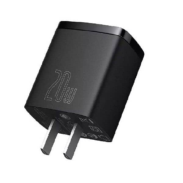 Baseus 20W Charger USB+Type-C Compact Quick Charger U+C 1