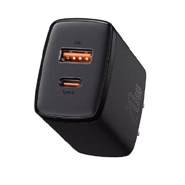 Baseus 20W Charger USB+Type-C Compact Quick Charger U+C 4
