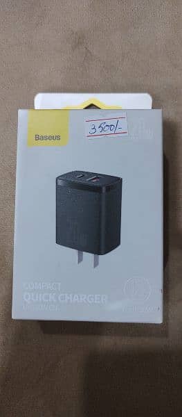 Baseus 20W Charger USB+Type-C Compact Quick Charger U+C 5