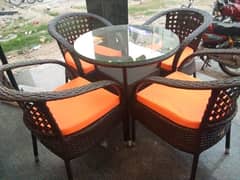 Rattan Outdoor furniture Lahore, Restaurant Cafe Chairs, Dining Tables 0