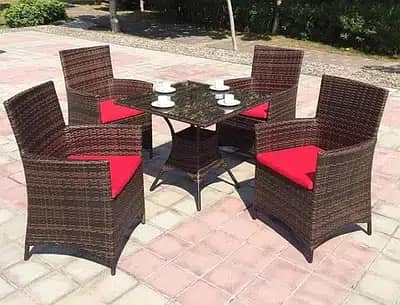Rattan Outdoor furniture Lahore, Restaurant Cafe Chairs, Dining Tables 4