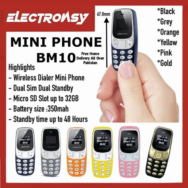 World Smallest phone Mini Bm-10 2