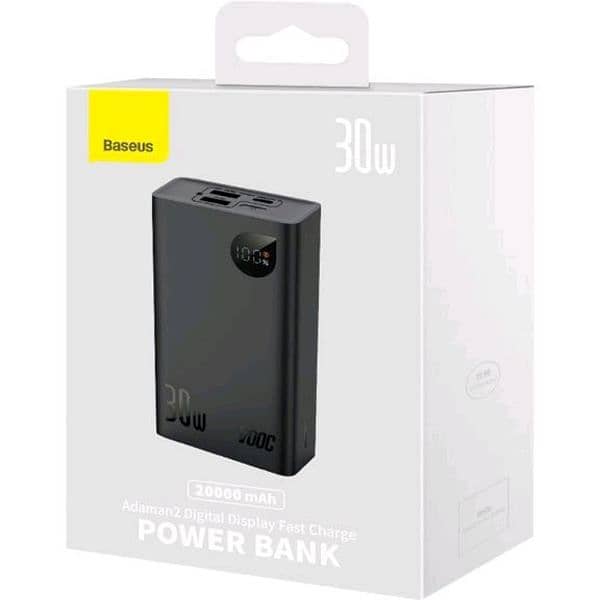 Baseus Adaman2 Power Bank 30W 20000mAh Digital Display Fast Charge 0