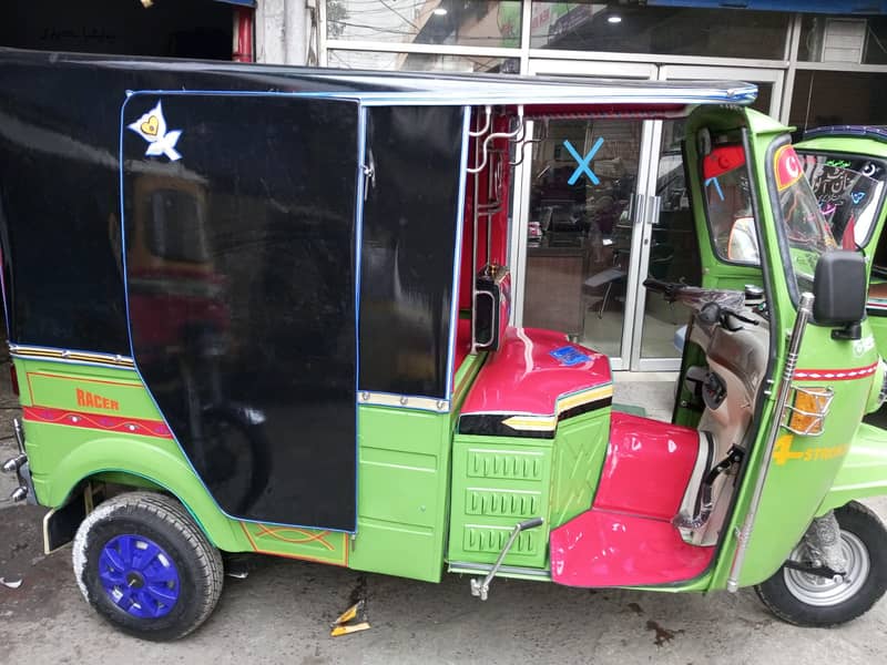 New asia 6 s closed rickshaw 200cc engine leasing option available 5